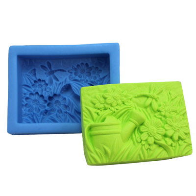 Silikónová forma na mydlo záhrada