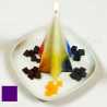 Farba na sviečky - fialová 5g