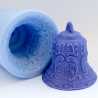 Silikónová forma na mydlo a sviečku 3D zvonček