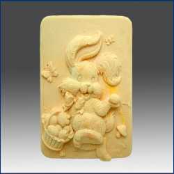 Silikónová forma na mydlo veselý králiček 