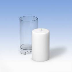 Polykarbonátová forma na sviečku valec pr. 6,2x10,7cm