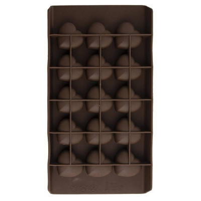 Silikónová forma na mydlo srdce - 15ks