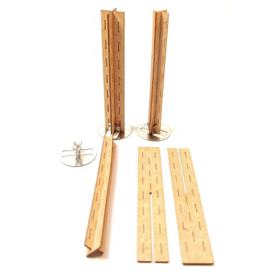 Drevený knôt krížový s držiakom č. K2