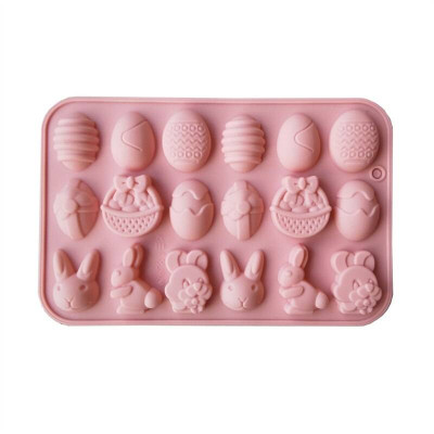 Silikónová forma na mydlo Veľká noc VII. - 18ks