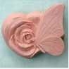 Silikonová forma na mýdlo motýl na růži