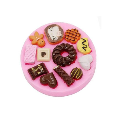 Silikónová miniformička kvety mix II.