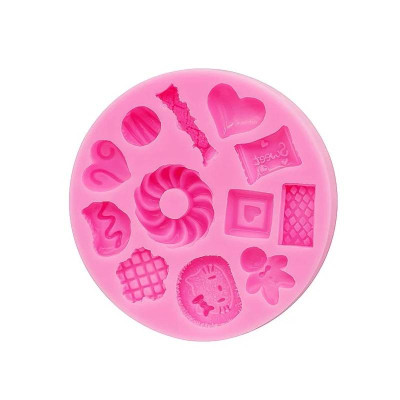 Silikónová miniformička kvety mix II.