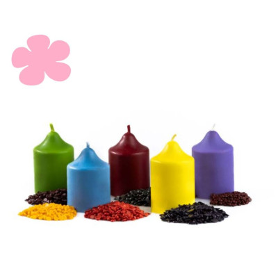 Farba na sviečky - oranžová 10g