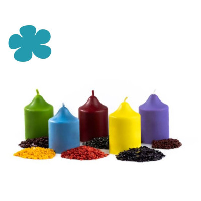 Farba na sviečky - modrá tmavá 10g