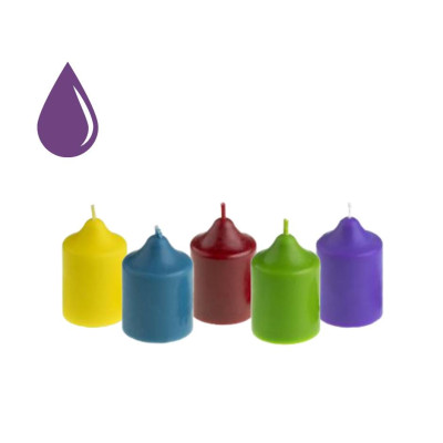 Tekutá farba na sviečky - červená 10ml