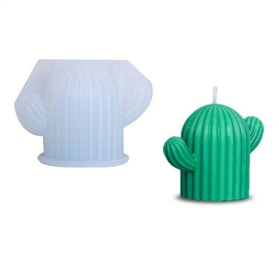 Silikónová forma na mydlo a sviečku 3D kaktus II.