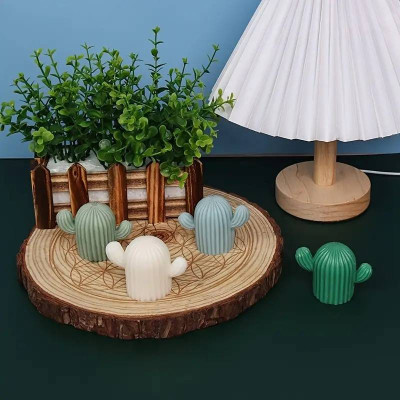 Silikónová forma na mydlo a sviečku 3D kaktus II.