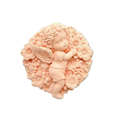 Silikónová forma na mydlo kvetinový anjelik