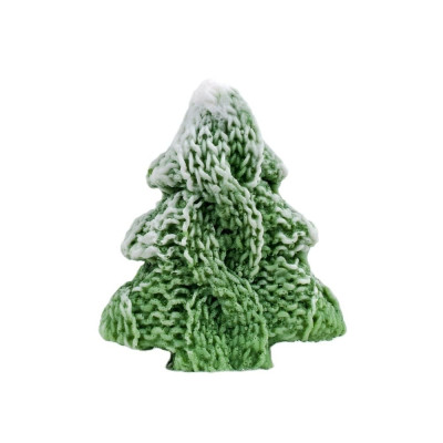 Silikónová forma na mydlo a sviečku pletený stromček