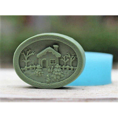 Silikónová forma na mydlo zimná