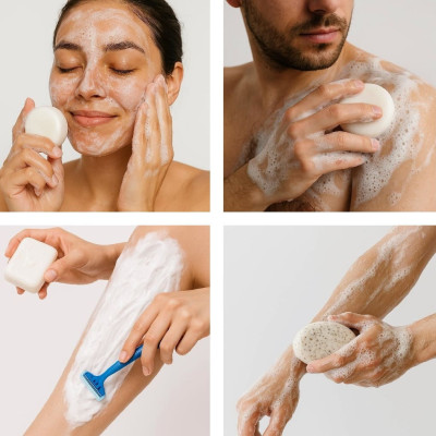 Tuhý syndet na tvár a telo - základ na výrobu 250g