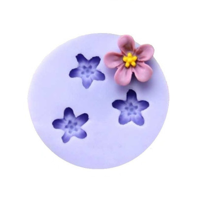 Silikónová mini formička fialky