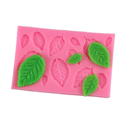 Silikónová miniformička listy