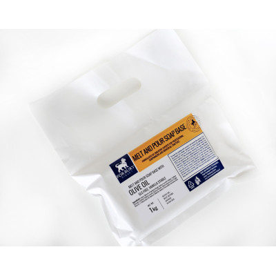 Mydlová hmota FORBURY s olivovým olejom bez SLS 1kg | Výroba mydla