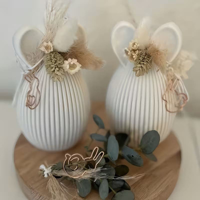 Silikónová forma na mydlo a sviečku 3D vajíčko s ušami