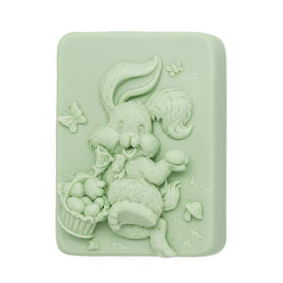 Silikónová forma na mydlo veselý králiček