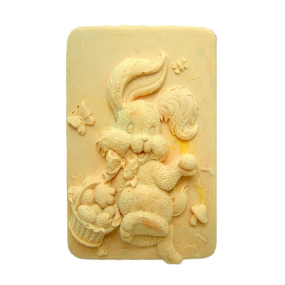 Silikónová forma na mydlo veselý králiček