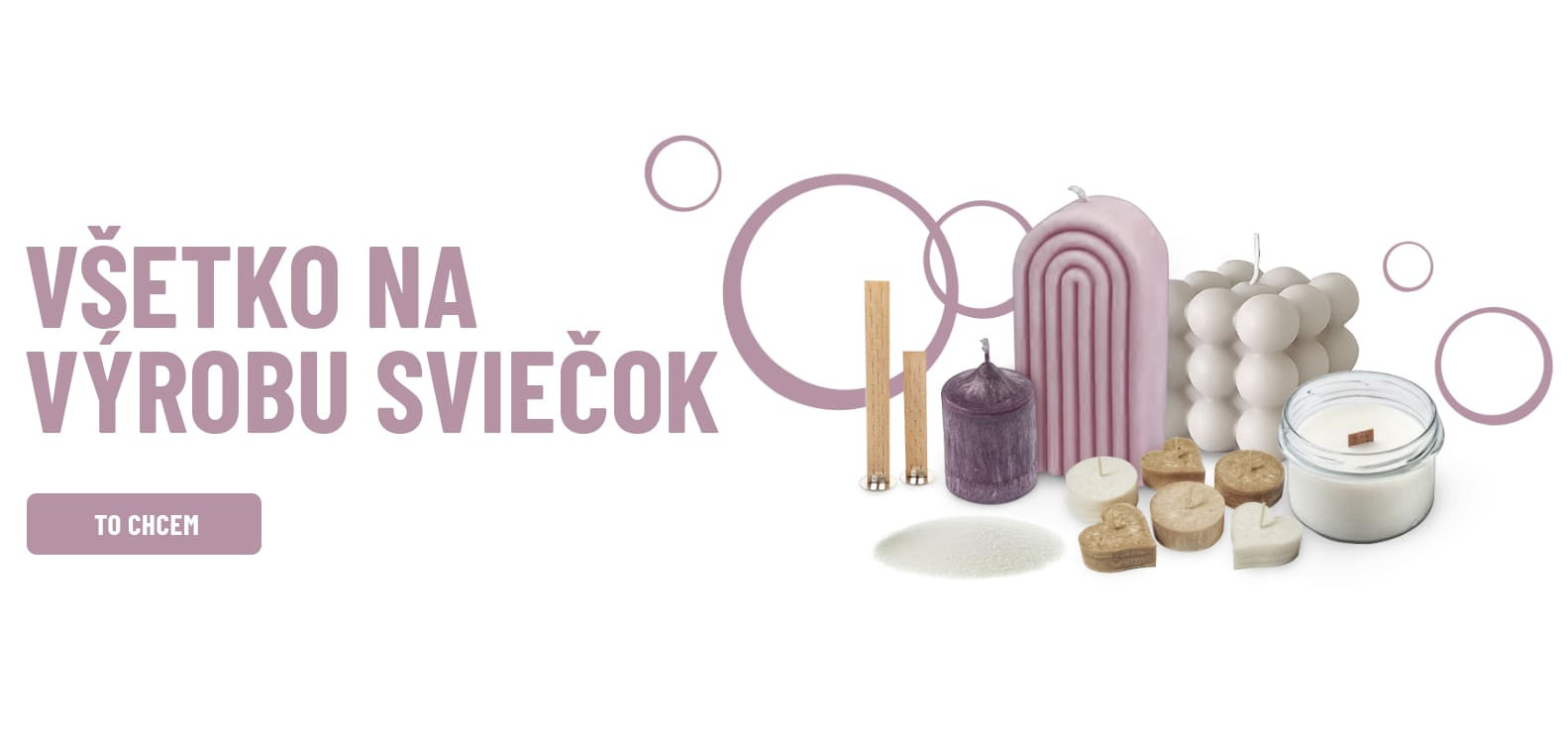 Všetko na výrobu sviečok - vosky, knôty, vône